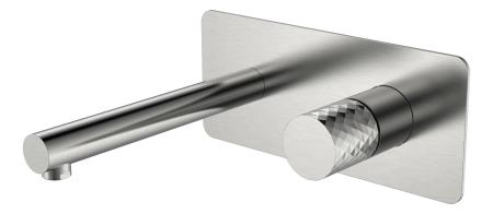 Смеситель STICK Boheme из стены Nikel Brush DIAMOND 125-NB