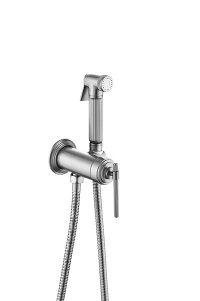 Смеситель гигиенический Boheme ETERNA NICKEL BRUSH 177-NB