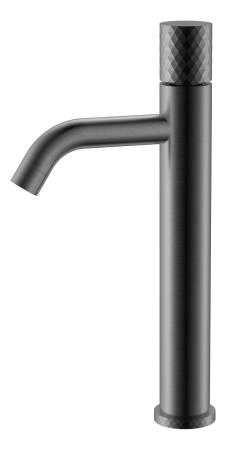 Смеситель STICK Boheme для умыв. выс. Gun Metal высокий с ручкой DIAMOND 122-GM