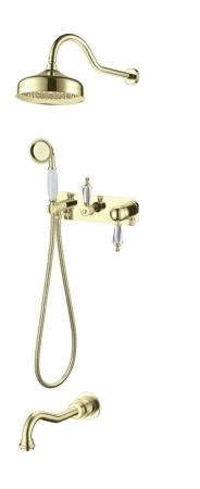 Смеситель для ванны Boheme встроенный IMPERIALE Ripresa_Комплект 328