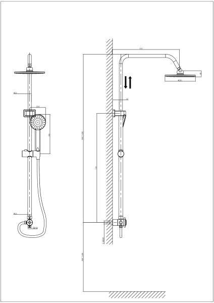 Душевой комплект RUSH Bella (BL4535-114)