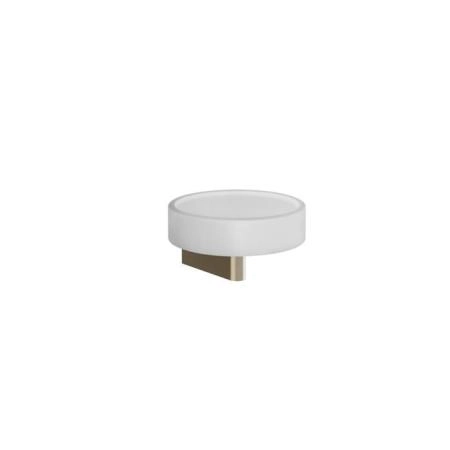 Gessi Origini Мыльница настенная, цвет: белая/Finox Brushed Nickel