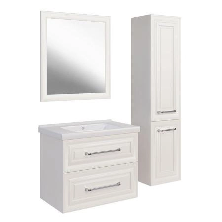 Тумба ASB-Mebel Валенца 80 Слоновая кость подвесная под раковину Гармония 80