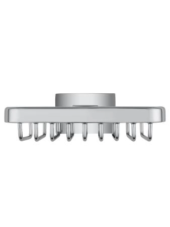 Мыльница с держателем WONZON & WOGHAND FLAT, Хром (WW-9724)