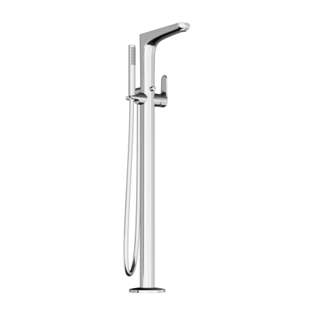 Смеситель VitrA Root Round  A42741EXP напольный с ручным душем хром латунь