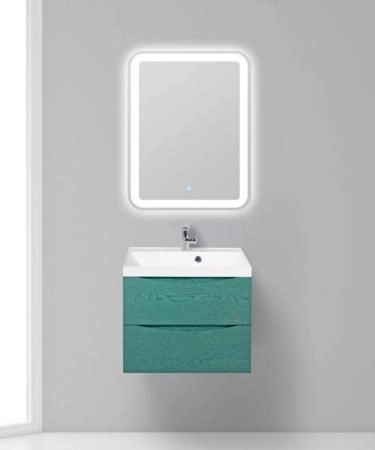 Тумба под раковину Belbagno MARINO Rovere Bianco подвесная 600x450x500 MARINO-600-2C-SO-WO-P
