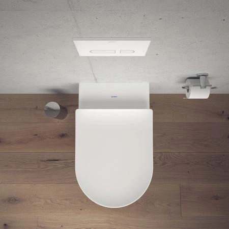 Duravit Soleil by Starck Унитаз 37х60см., напольный, безободковый, слив универсальный, Weiß Hochglanz, HyG, цвет: белый