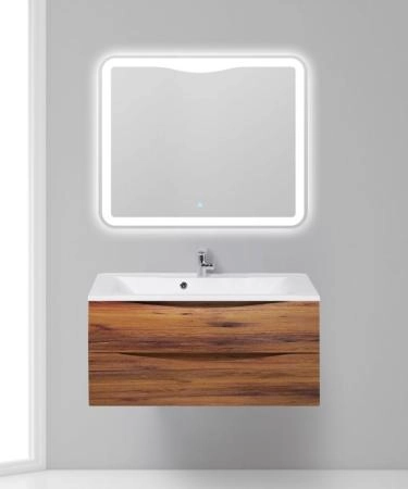 Тумба под раковину Belbagno MARINO Nero Lucido подвесная 1000x445x500 MARINO-1000-2C-SO-NL-P