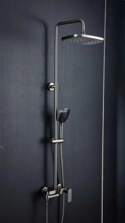 Душевая система Gappo G2448-9 Оружейная сталь с изливом