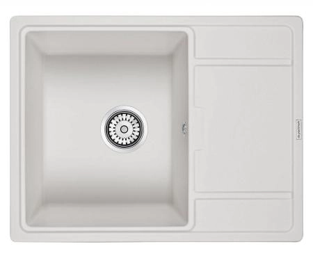 Мойка для кухни Paulmark WEIMAR, PM216550-WH, белый, 650х500 мм