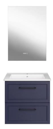 Тумба ASB-Mebel Белмонти 65 Софт синий подвесная под умывальник Оскар 65