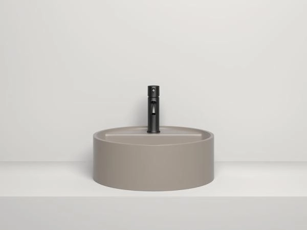 Раковина Salini ARMONIA TOP 02 S-Sense покраска RAL глянцевая 45x45 130116GF накладная без отв.смесителя
