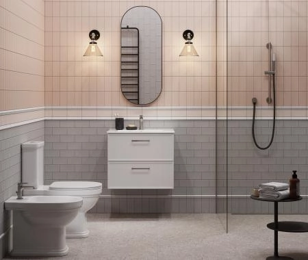Тумба Kerama Marazzi PIANO CLASSIC ПИАНО КЛАССИК PIA.CL.65\WHT.M подвесная 65 см, 2 ящика, ясень белый матовый