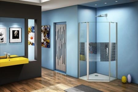 Душевой угол GOOD DOOR Fantasy PNT-100-F-CH 100x100 см