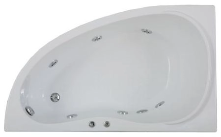 Ванна Bas Алегра 150x90 без гидромассажа левая