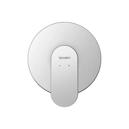 Duravit Wave смеситель для душа, однорычажный для скрытого настенного монтажа, внешняя + скрытая части, цвет хром глянец