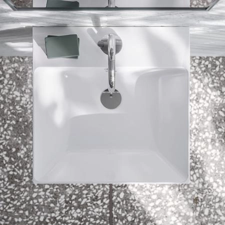 Catalano Zero Раковина 50x50см, с 1 отв., цвет: белый глянцевый