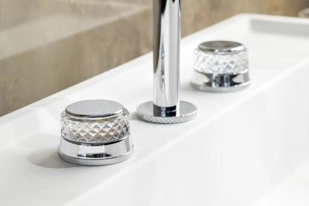 Смеситель на столешницу Boheme AURA на 3 отв. CHROME 152-CR-A