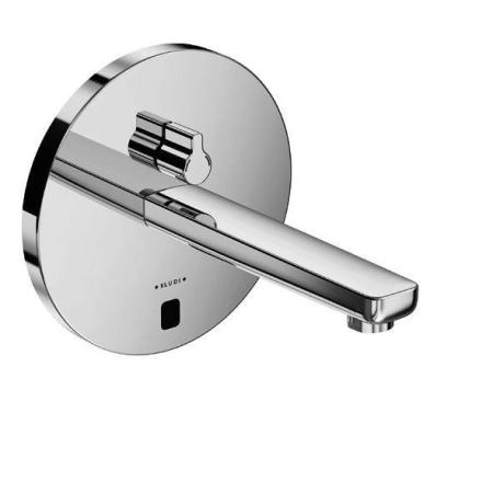 Смеситель для раковины Kludi Zenta E 3850105, электронный, питание от сети или от батарейки