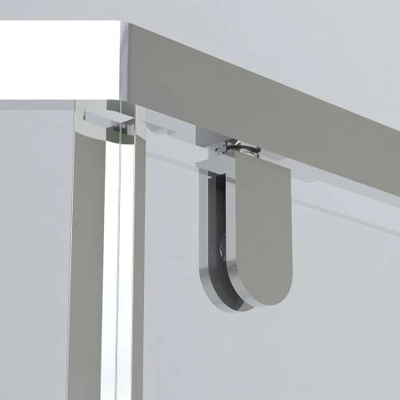 Душевой уголок Vincea Stresa VSP-1S100CLG, 1000*1000, брашированное золото, стекло прозрачное