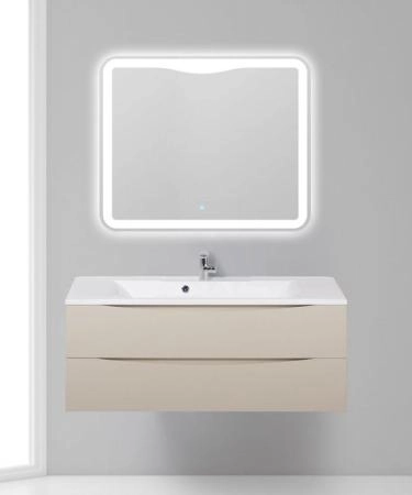 Тумба под раковину Belbagno MARINO Rovere Bianco подвесная 1200x450x500 MARINO-1200-2C-SO-WO-P