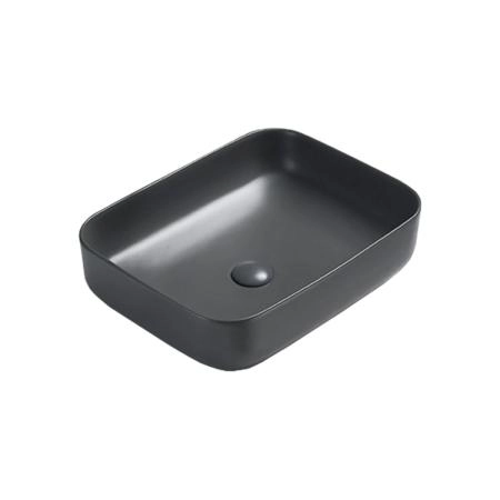 Раковина Vincea VBS-105MA, 500*390*130, накладная, цвет антрацит матовый фарфор