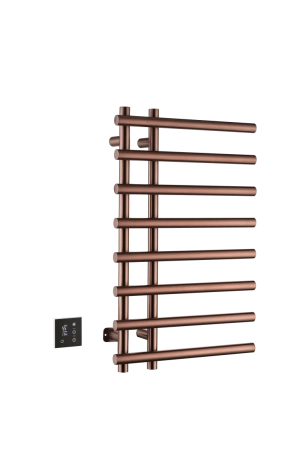 Полотенцесушитель электрический Boheme круглый сухой COPPER BRUSHED 722-CB