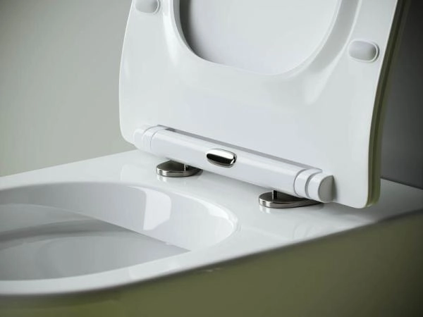 Напольный приставной унитаз Metropol Rimless