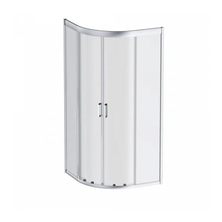 Душевой уголок AM.PM Gem W90G-401-090WT прозрачное, профиль матовое серебро