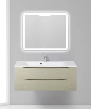 Тумба под раковину Belbagno MARINO Rovere Bianco подвесная 1200x450x500 MARINO-1200-2C-SO-WO-P