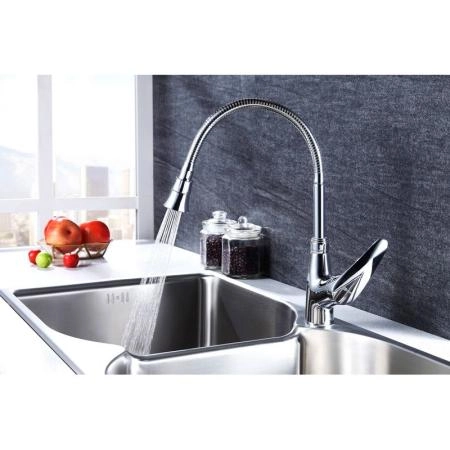 Смеситель Lemark Linara LM0413C для кухни с гибким изливом