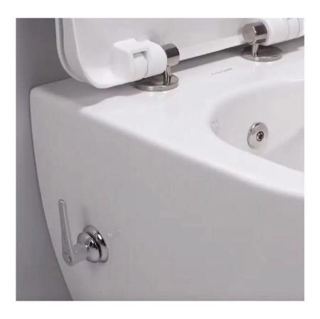 Унитаз CREAVIT FREE FE322-34 безободковый с биде , встроенный смеситель