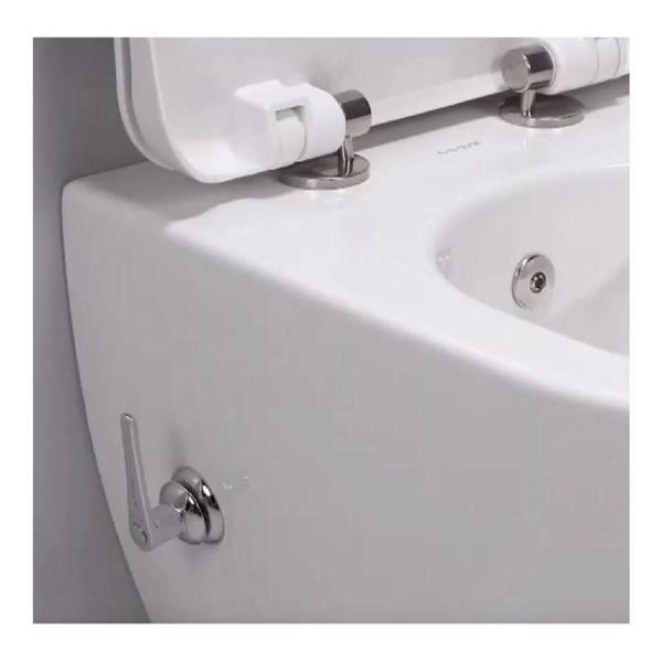 Унитаз CREAVIT FREE FE322-34 безободковый с биде , встроенный смеситель