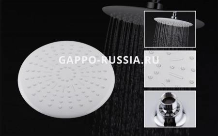 Душевая система Gappo G2402-8  для ванны,цвет белый хром