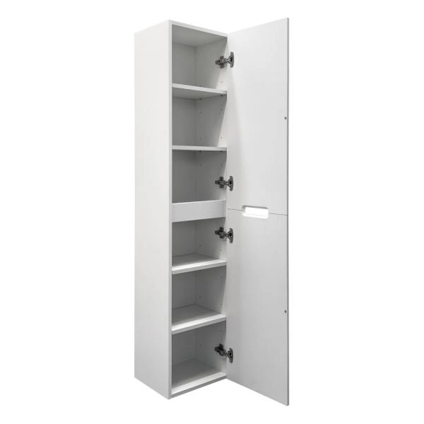 Шкаф-колонна Comforty Муром-35 00-00022431CF белая матовая