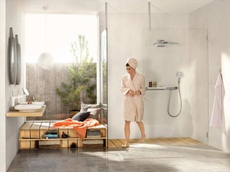 Верхний душ Hansgrohe Rainmaker Select 460 24003400 хром-белый