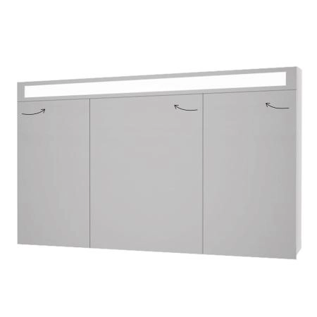Зеркальный шкаф DREJA UNI 99.9013 120 см, белый