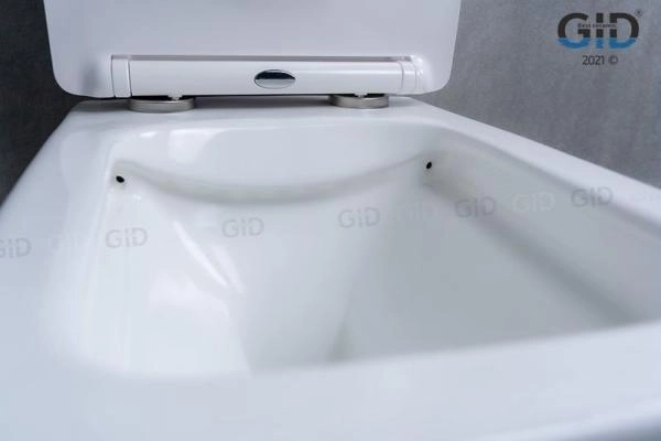 Унитаз Gid Tr2144 52 см подвесной безободковый микролифт белый