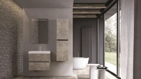 Шкаф Belux Париж П 35 П Бетон Чикаго