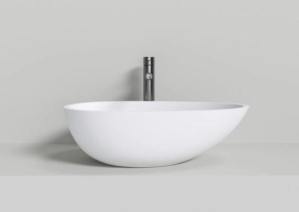 Раковина NT BAGNO NT404 NAPOLI 600x350 искусственный камень белый матовый