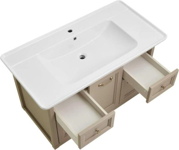 Тумба Толедо 105 ASB Woodline Капучино подвесная без раковины