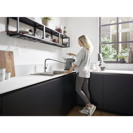 Hansgrohe 72808000 Talis M54 Смеситель для кухни 270 мм, выдвижной Г излив, хром