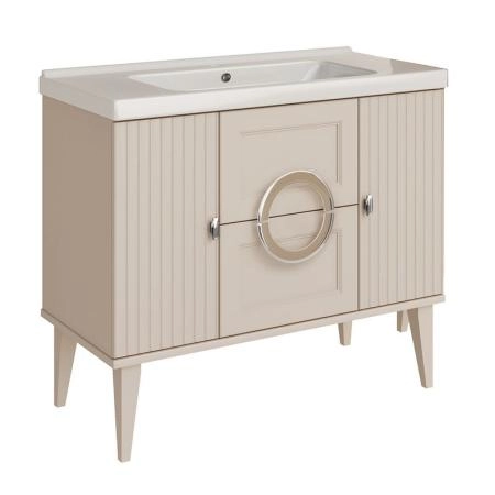 Тумба ASB-Woodline Федерика 100 Тирамису Софт по раковину Гармония 100