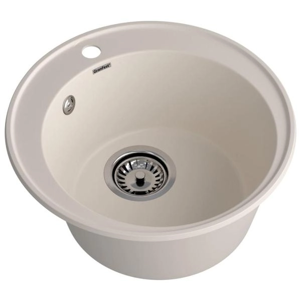 Кухонная мойка GranFest QUARZ 8, белый