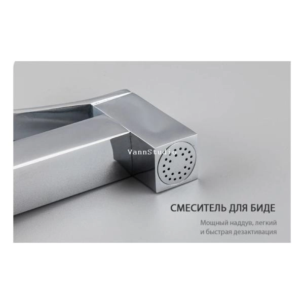 Гигиенический  душ Gappo G7217-8 встраиваемый, белый /хром