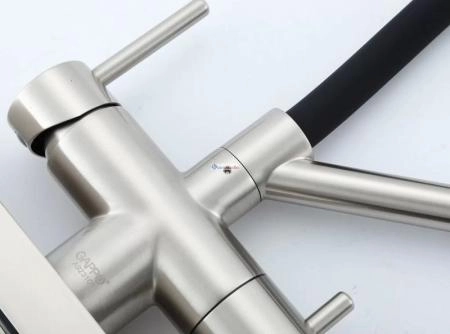 Смеситель для кухни Gappo G4098-5 с водопадом сатин