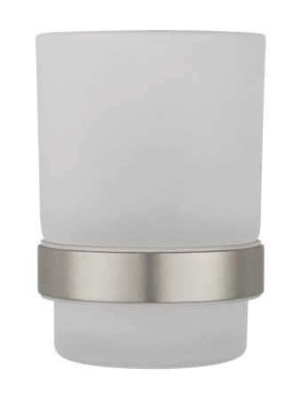 Стакан для зубных щеток с держателем WONZON & WOGHAND POLO, Брашированный никель (WW-8921-BN)