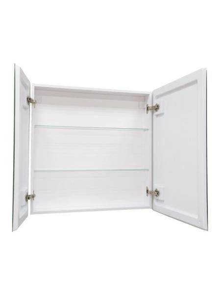 Зеркало-шкаф Континент Emotion LED 800х800 с подсветкой, 2 створки МВК030