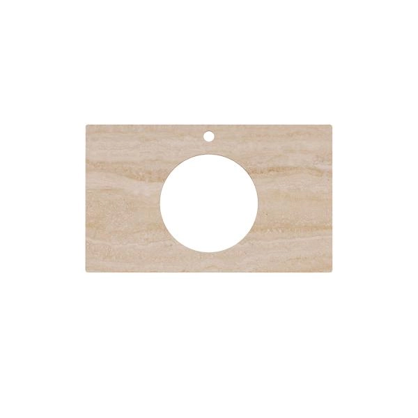 Столешница Kerama Marazzi PLAZA ПЛАЗА PL5.SG560420R\80 Столешница из керамогранита Риальто 80, бежевая