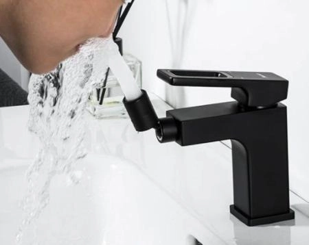 Смеситель для биде Gappo G5017-6 чёрный